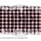 #5 CLEAR 20oz Pink Buffalo Plaid Snow- 9.4" x 8" Pattern Vinyl Wrap (IPP EXCLUSIVE!)